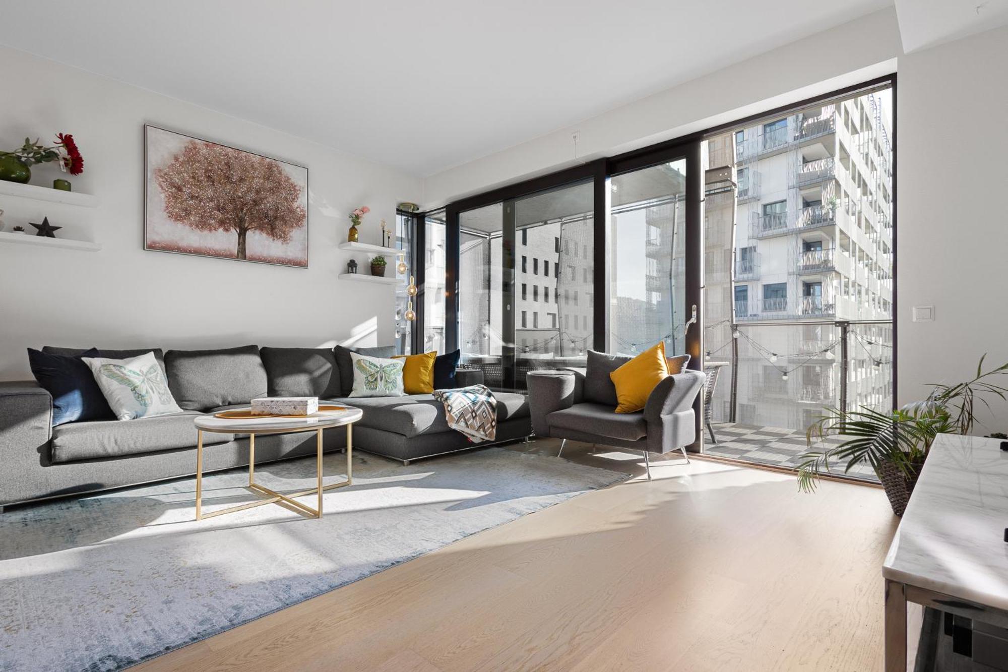 Spacious Modern 2Br Apartment At Central Oslo Barcode Exteriör bild