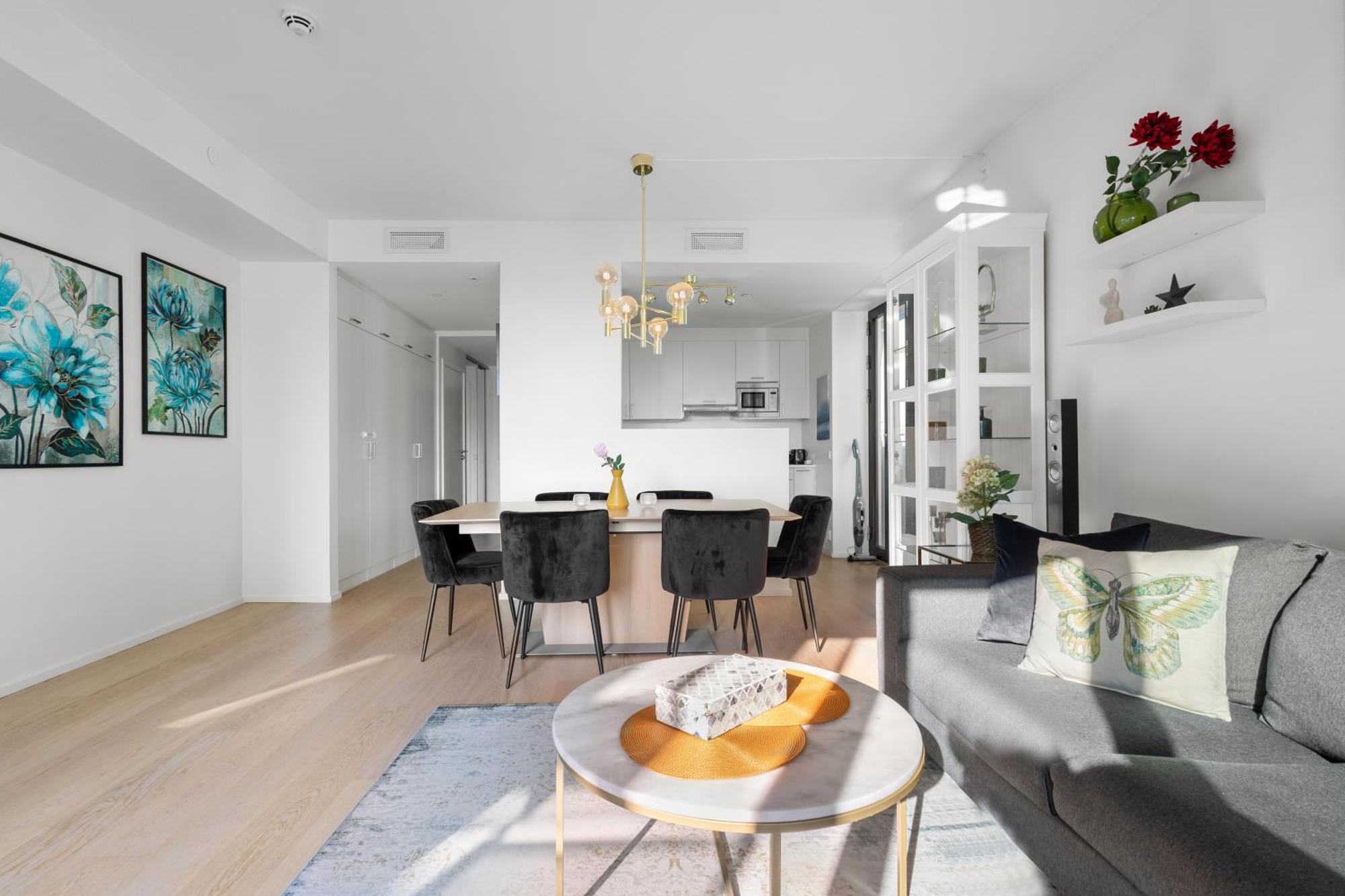Spacious Modern 2Br Apartment At Central Oslo Barcode Exteriör bild