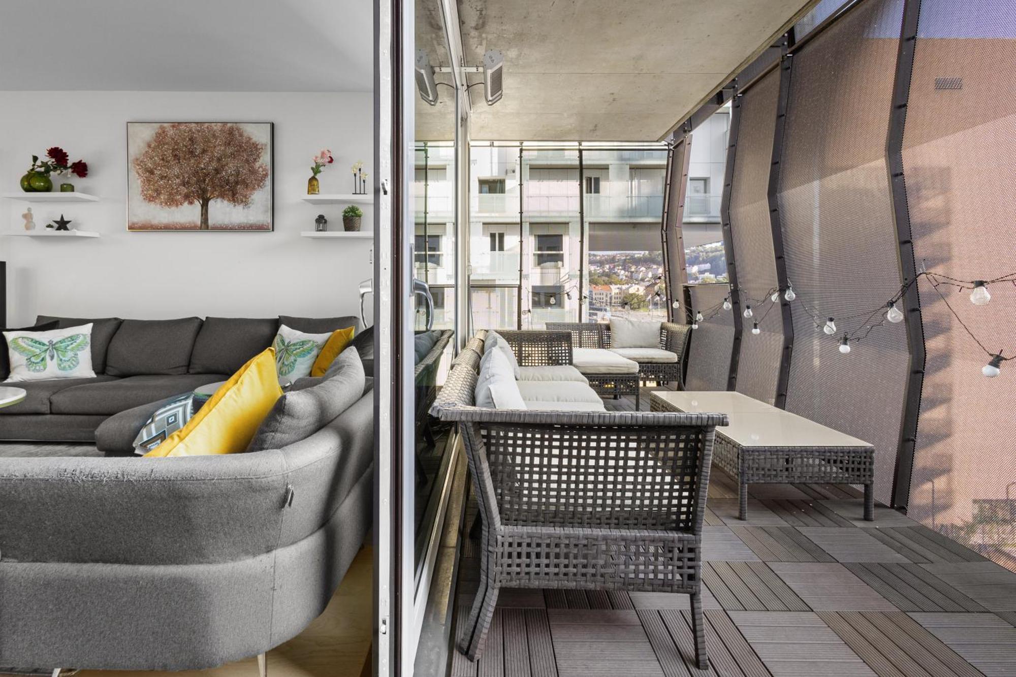 Spacious Modern 2Br Apartment At Central Oslo Barcode Exteriör bild